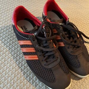 Adidas Men's Black and Red Sneakers